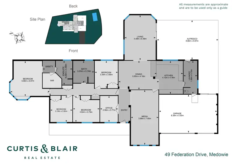 Floorplan of Homely house listing, 49 Federation Drive, Medowie NSW 2318
