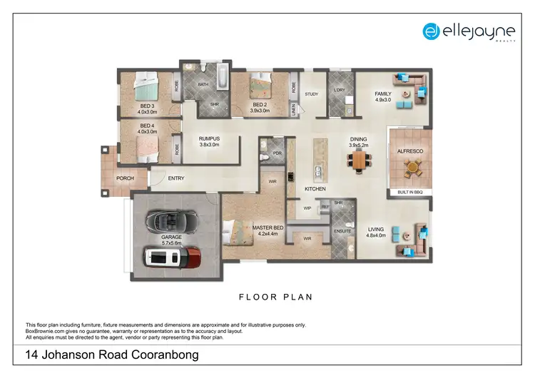 Floorplan of Homely house listing, 14 Johanson Road, Cooranbong NSW 2265