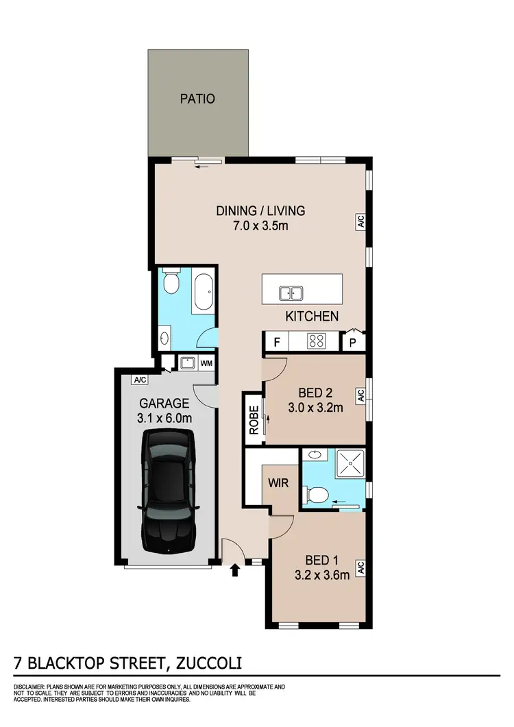 Floorplan of Homely house listing, 7 Blacktop Street, Zuccoli NT 832
