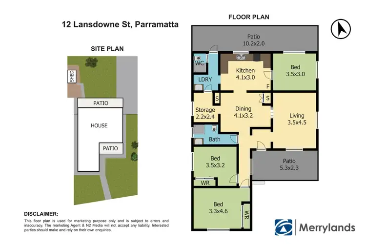Floorplan of Homely house listing, 12 Lansdowne Street, Parramatta NSW 2150