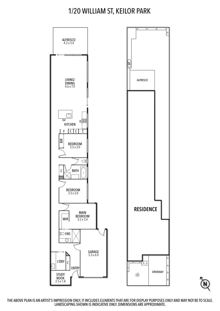 Floorplan of Homely house listing, 1/20 William Street, Keilor Park VIC 3042