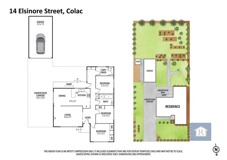 Floorplan of Homely house listing, 14 Elsinore Street, Colac VIC 3250