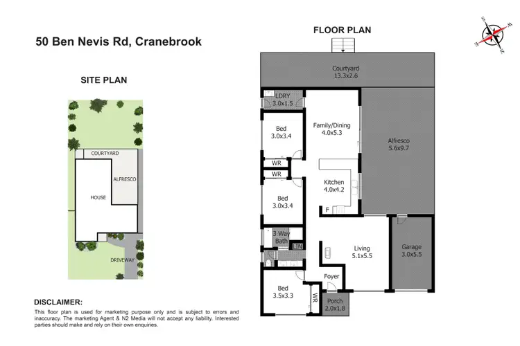 Floorplan of Homely house listing, 50 Ben Nevis Road, Cranebrook NSW 2749
