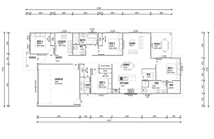 Floorplan of Homely house listing, 96 Carnarvon Street, Yarrabilba QLD 4207