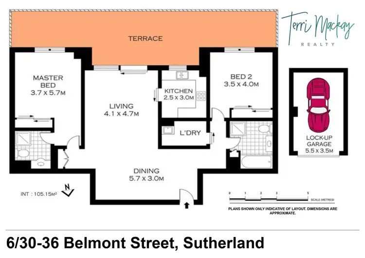 Floorplan of Homely apartment listing, 6/30-36 Belmont Street, Sutherland NSW 2232