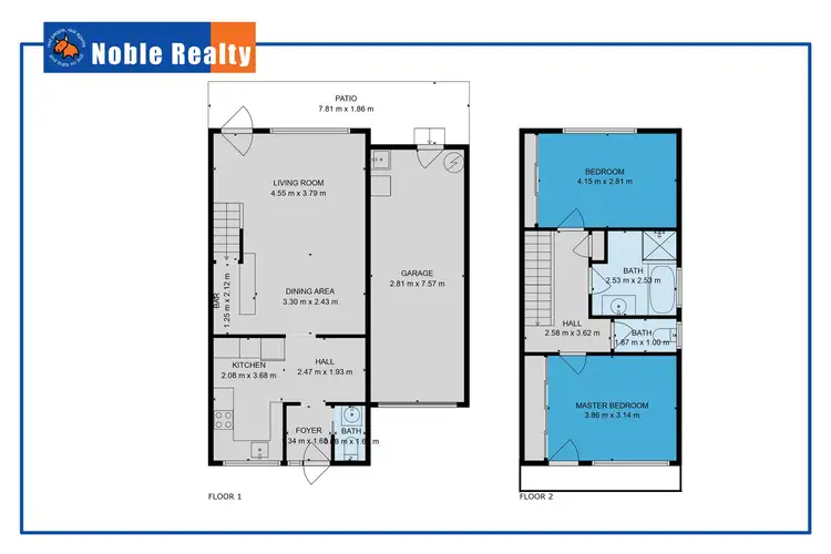 Floorplan of Homely townhouse listing, 3/50-52 Short Street, Forster NSW 2428