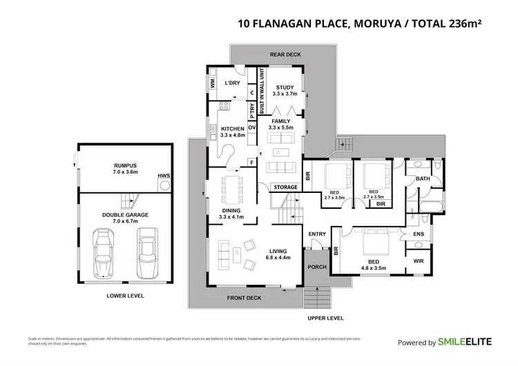 Floorplan of Homely house listing, 10 Flanagan Place, Moruya NSW 2537