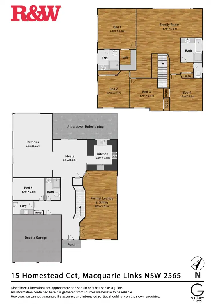 Floorplan of Homely house listing, 15 Homestead Circuit, Macquarie Links NSW 2565