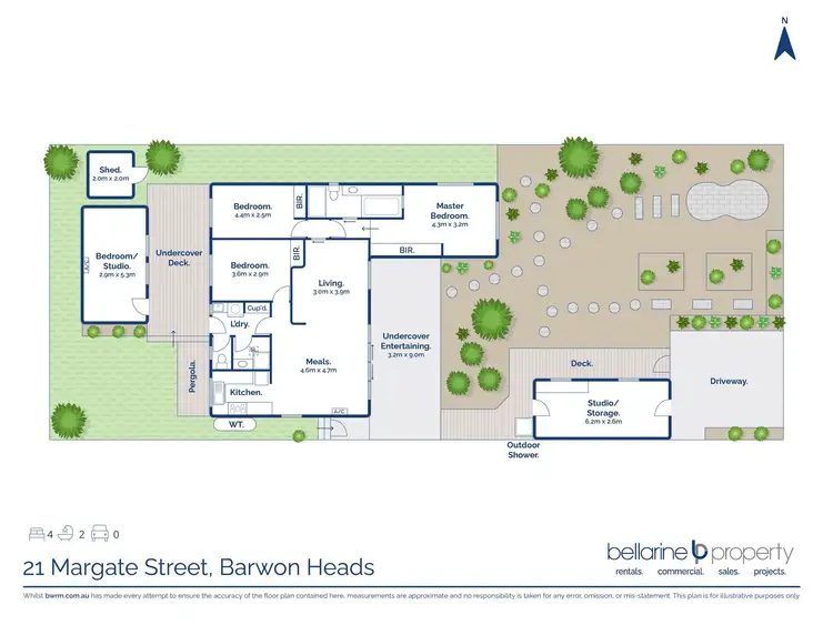 Floorplan of Homely house listing, 21 Margate Street, Barwon Heads VIC 3227