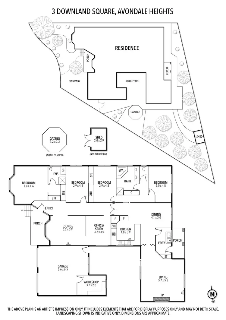 Floorplan of Homely house listing, 3 Downland Square, Avondale Heights VIC 3034