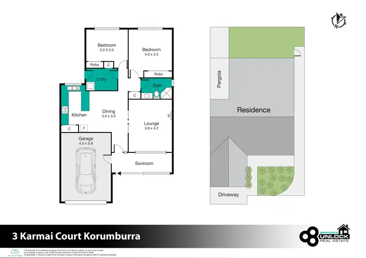 Floorplan of Homely unit listing, 3 Karmai Court, Korumburra VIC 3950