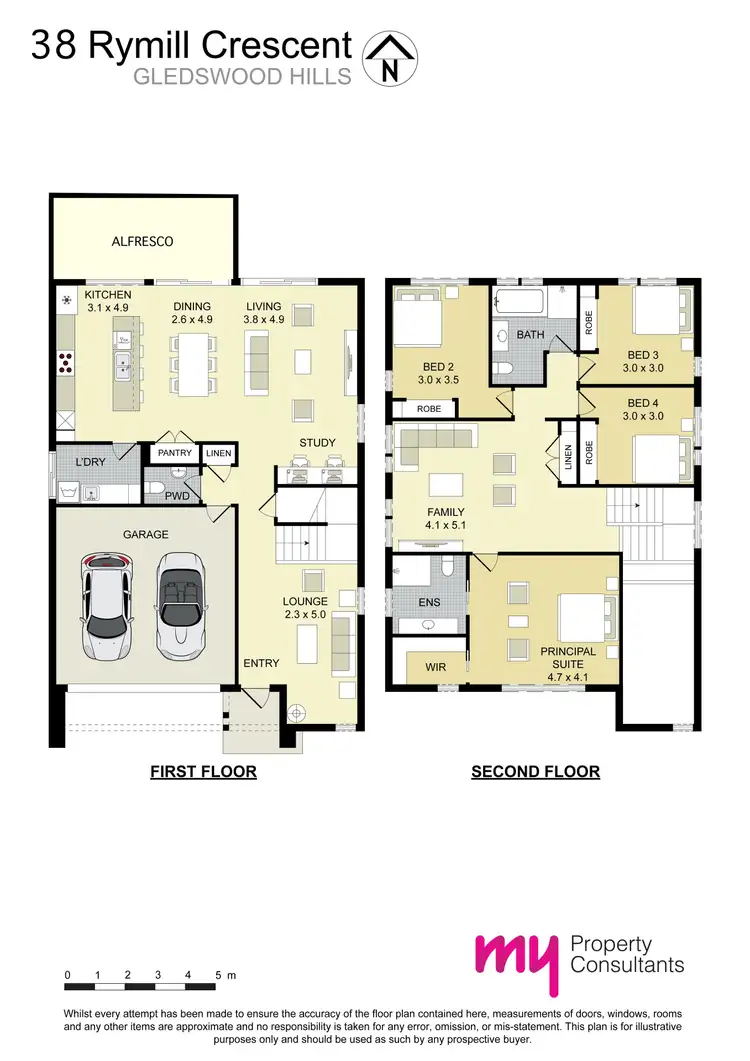 Floorplan of Homely house listing, 38 Rymill Crescent, Gledswood Hills NSW 2557