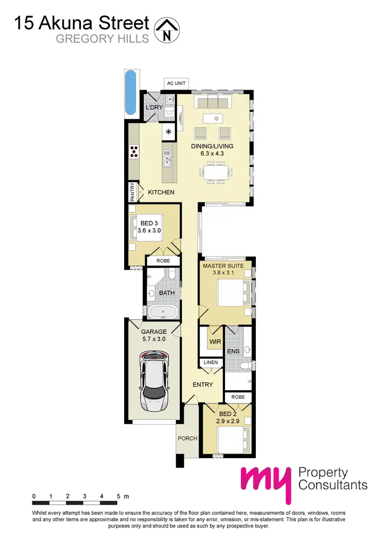 Floorplan of Homely house listing, 15 Akuna Street, Gregory Hills NSW 2557