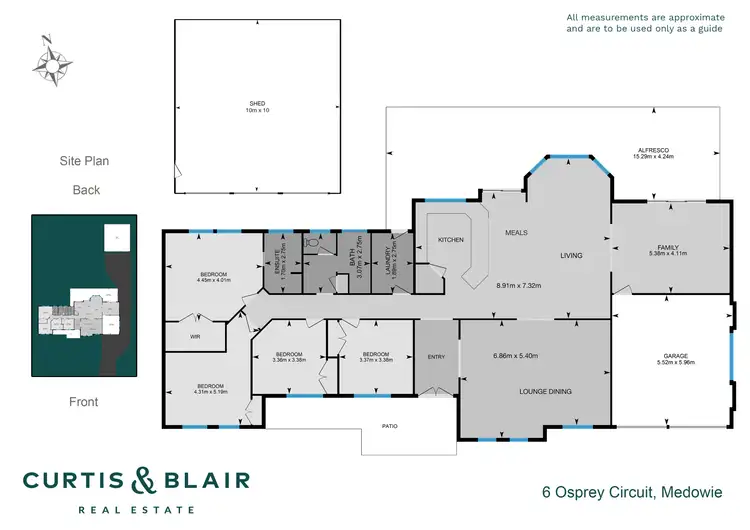 Floorplan of Homely rural property listing, 6 Osprey Circuit, Medowie NSW 2318