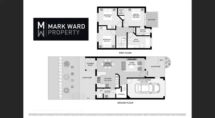 Floorplan of Homely townhouse listing, 16/66 Tuckett Road, Salisbury QLD 4107