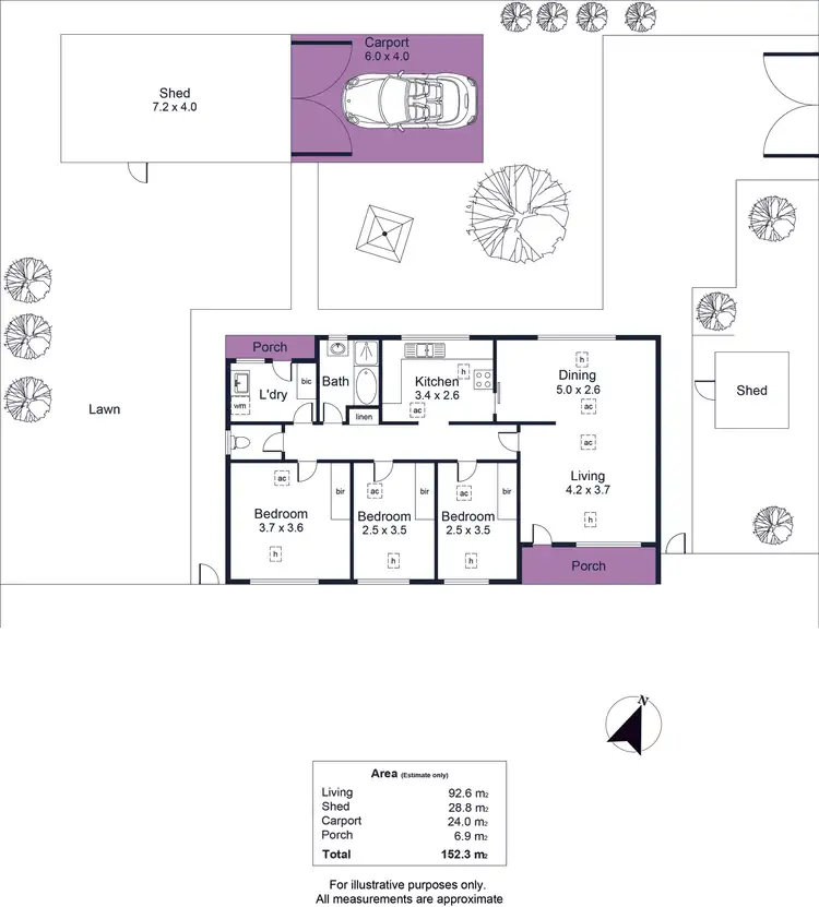 Floorplan of Homely house listing, 1 Tattoo Street, O'sullivan Beach SA 5166