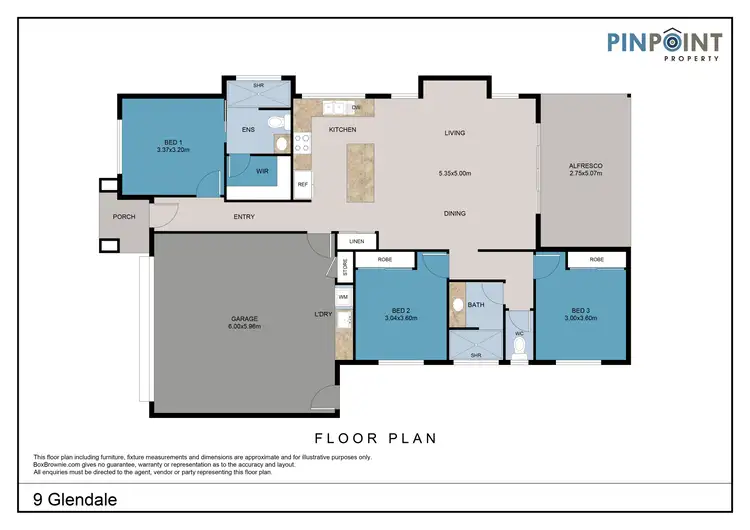 Floorplan of Homely house listing, 9 Glendale Street, Andergrove QLD 4740