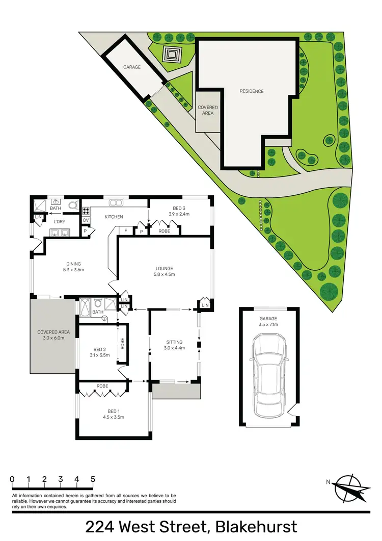 Floorplan of Homely house listing, 224 West Street, Blakehurst NSW 2221