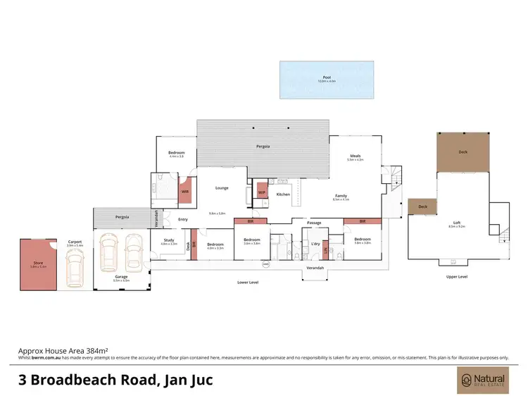 Floorplan of Homely house listing, 3 Broadbeach Road, Jan Juc VIC 3228