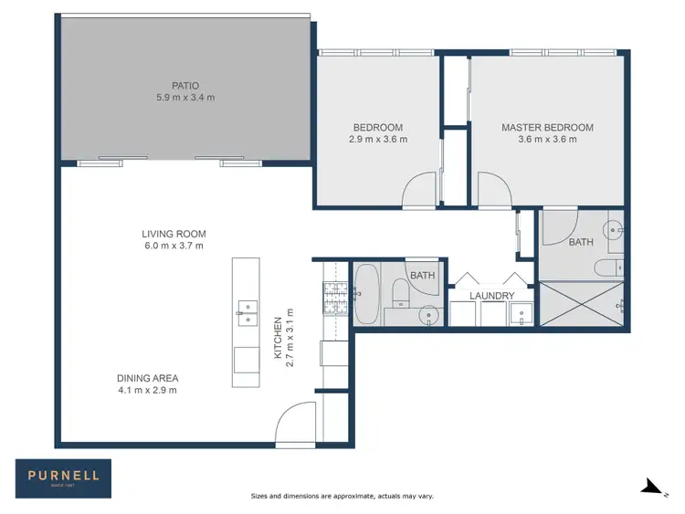 Floorplan of Homely apartment listing, 31/53 Eyre Street, Kingston ACT 2604