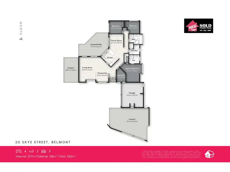 Floorplan of Homely house listing, 20 Skye Street, Belmont QLD 4153
