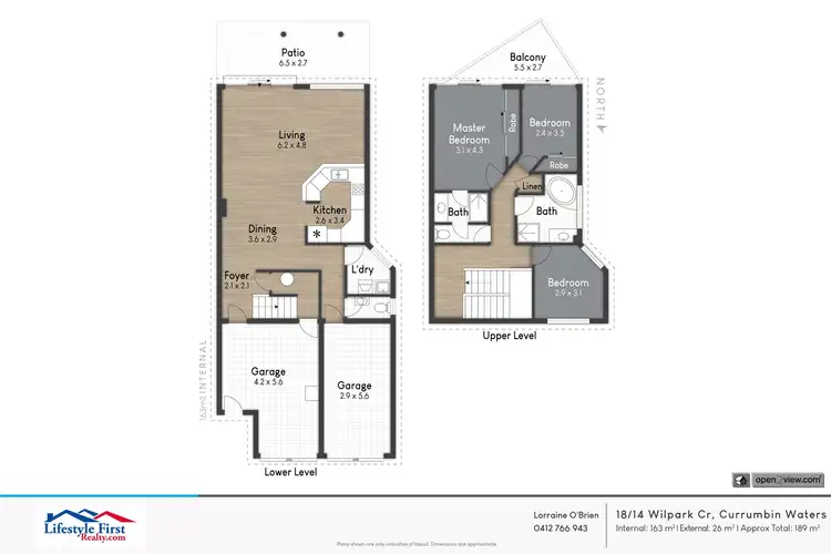 Floorplan of Homely townhouse listing, 18/14 Wilpark Crescent, Currumbin Waters QLD 4223