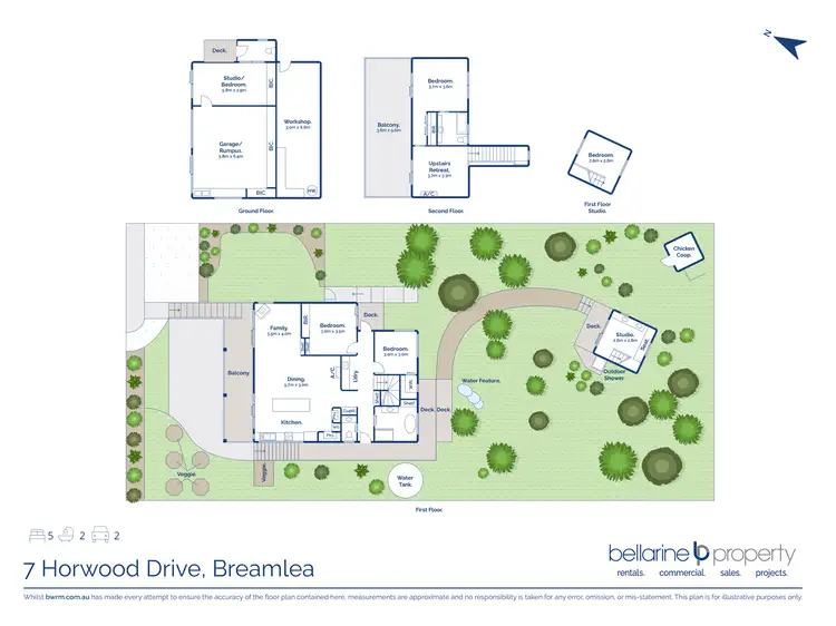 Floorplan of Homely house listing, 7 Horwood Drive, Breamlea VIC 3227