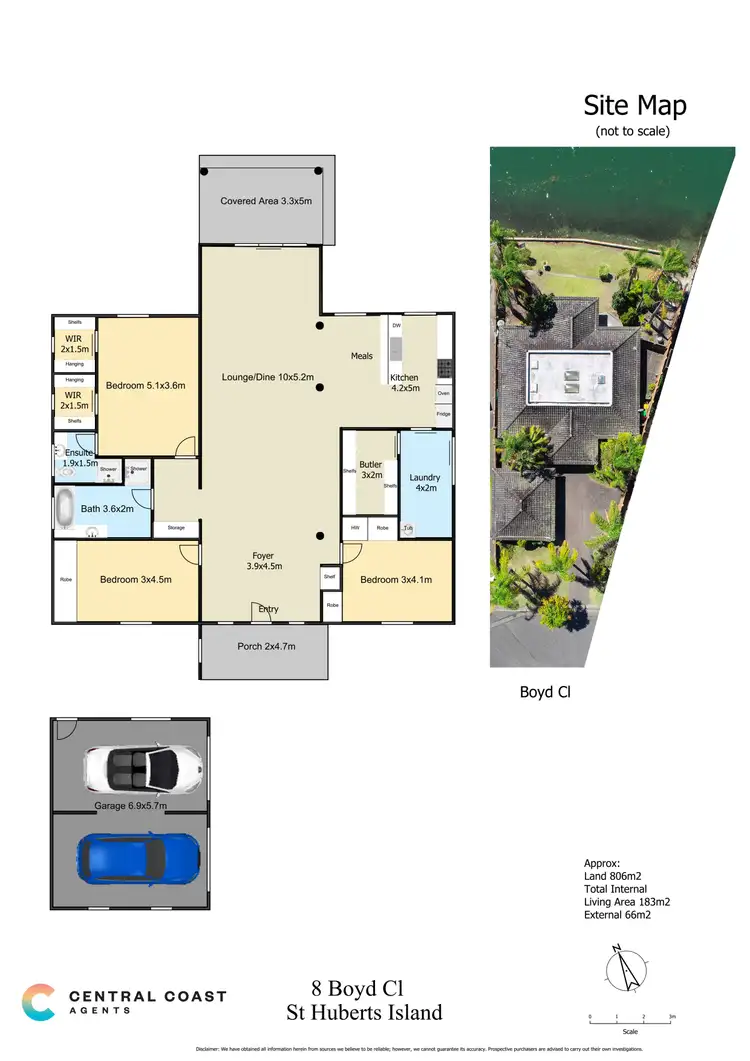 Floorplan of Homely house listing, 8 Boyd Close, St Huberts Island NSW 2257