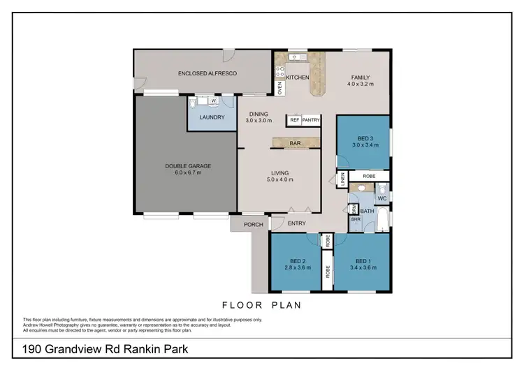 Floorplan of Homely house listing, 190 Grandview Road, Rankin Park NSW 2287