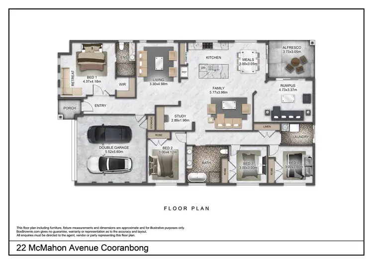 Floorplan of Homely house listing, 22 McMahon Avenue, Cooranbong NSW 2265