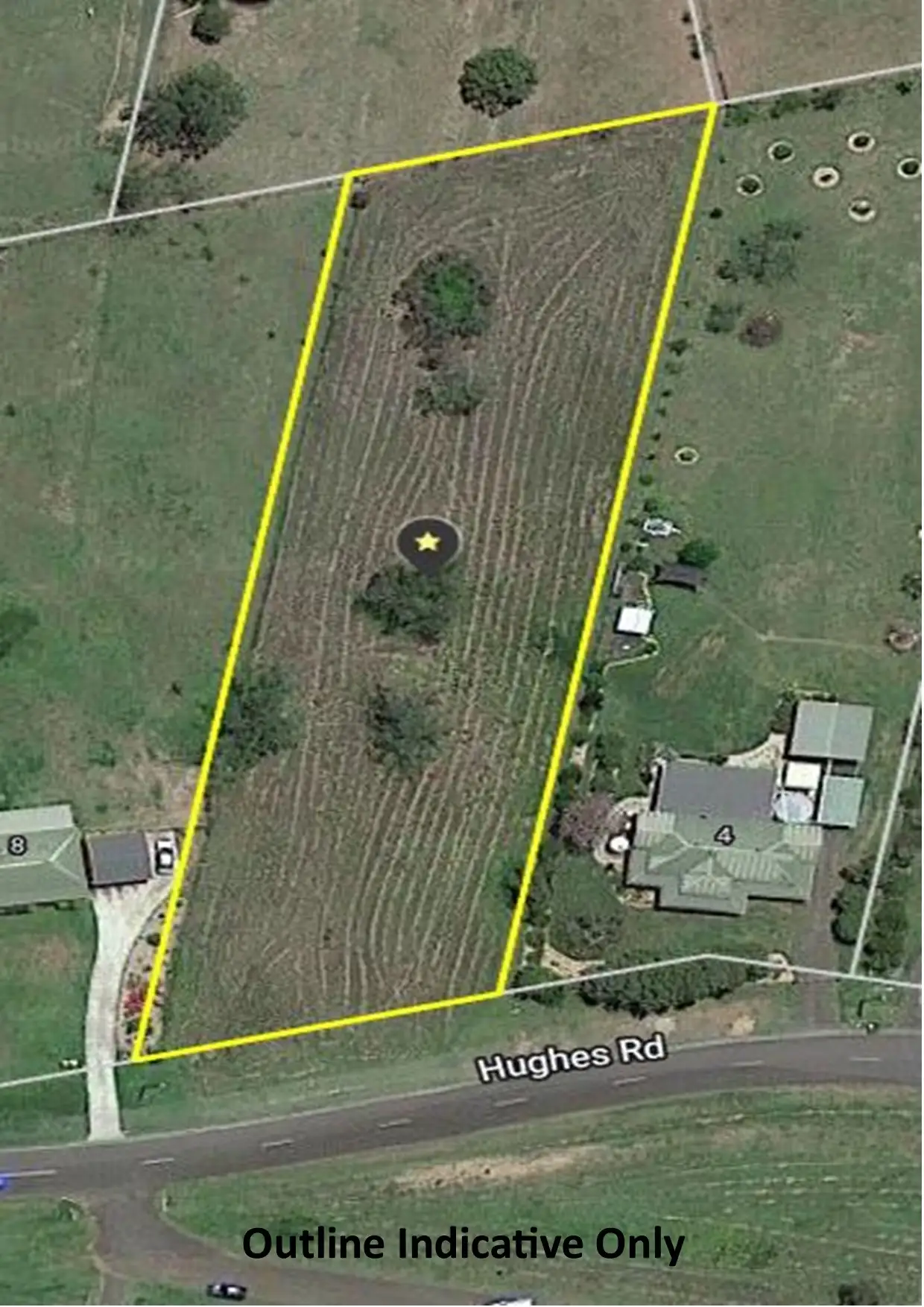 Floorplan of Homely land listing, 6 Hughes Road, Plainland QLD 4341