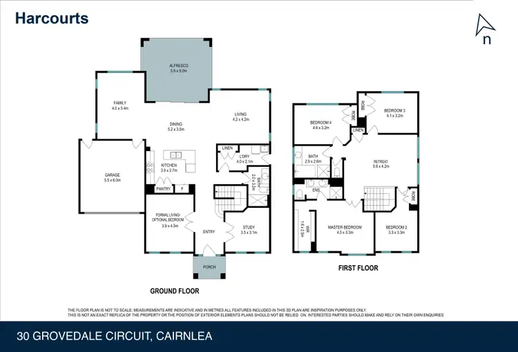 Floorplan of Homely house listing, 30 Grovedale Circuit, Cairnlea VIC 3023