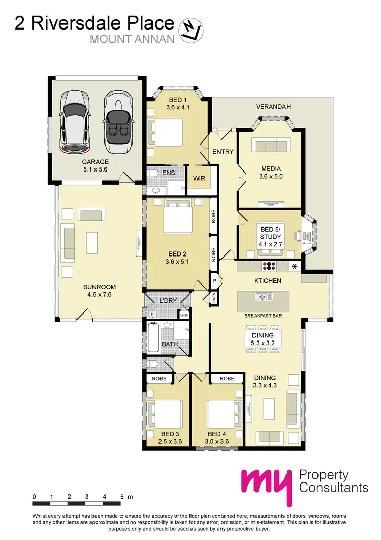 Floorplan of Homely house listing, 2 Riversdale Place, Mount Annan NSW 2567