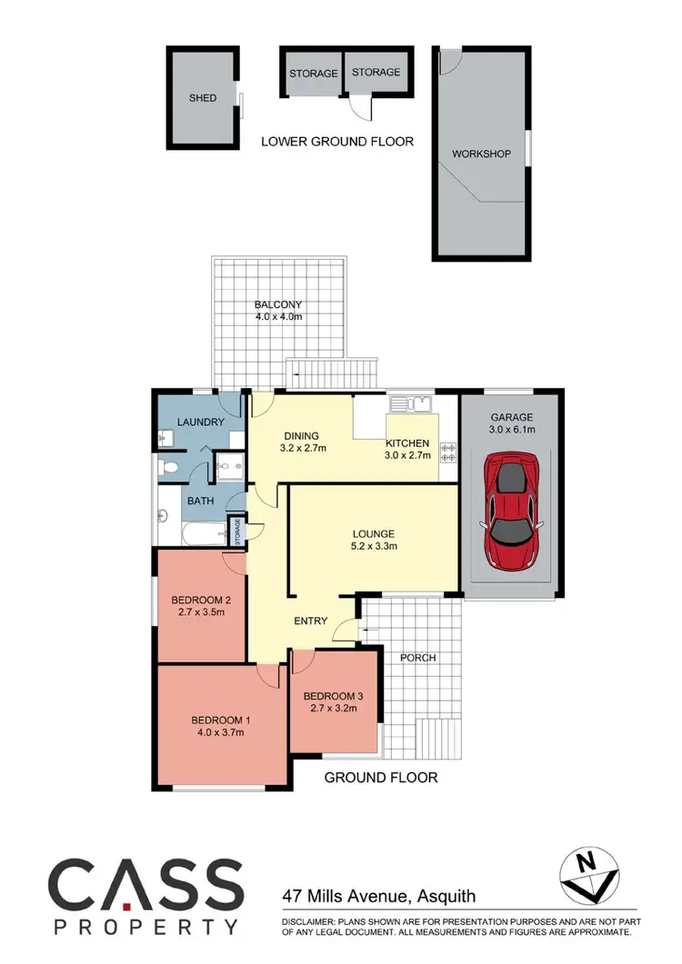 Floorplan of Homely house listing, 47 Mills Avenue, Asquith NSW 2077