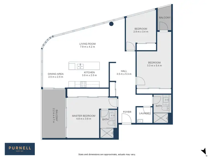 Floorplan of Homely apartment listing, 2504/3 Grazier Lane, Belconnen ACT 2617