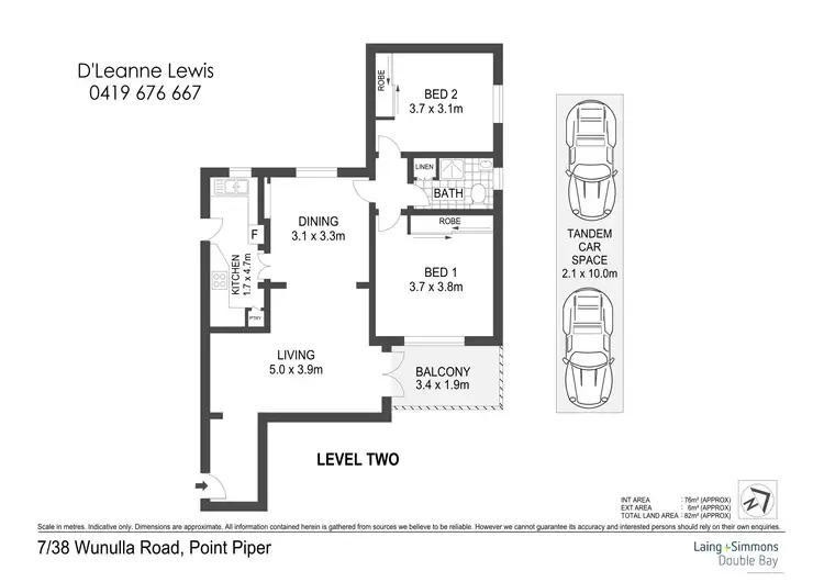 Floorplan of Homely apartment listing, 7/38 Wunulla Road, Point Piper NSW 2027