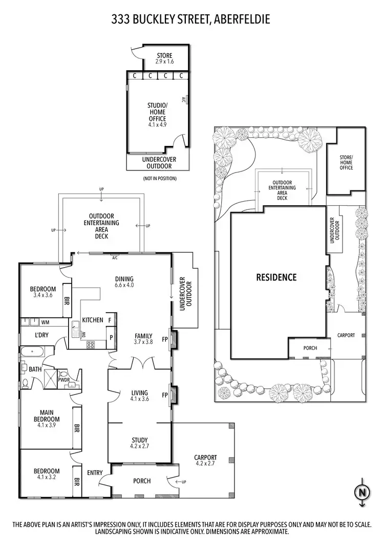 Floorplan of Homely house listing, 333 Buckley Street, Aberfeldie VIC 3040