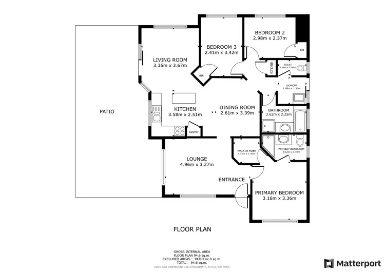 Floorplan of Homely house listing, 2 Ollie Kickett Mews, Ashfield WA 6054