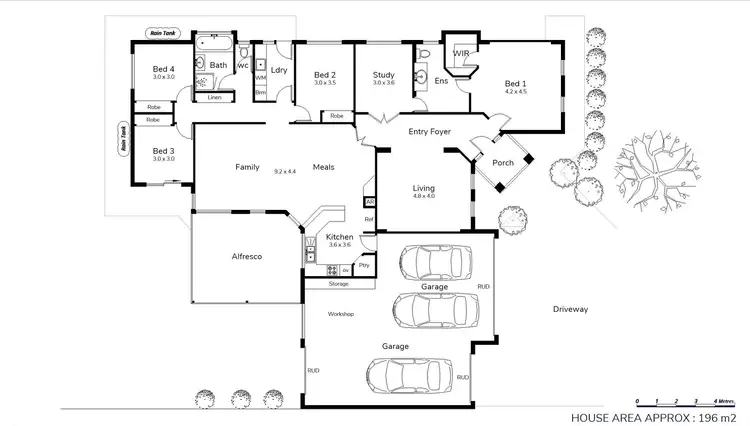 Floorplan of Homely house listing, 14 Isabella Grove, Strathdale VIC 3550
