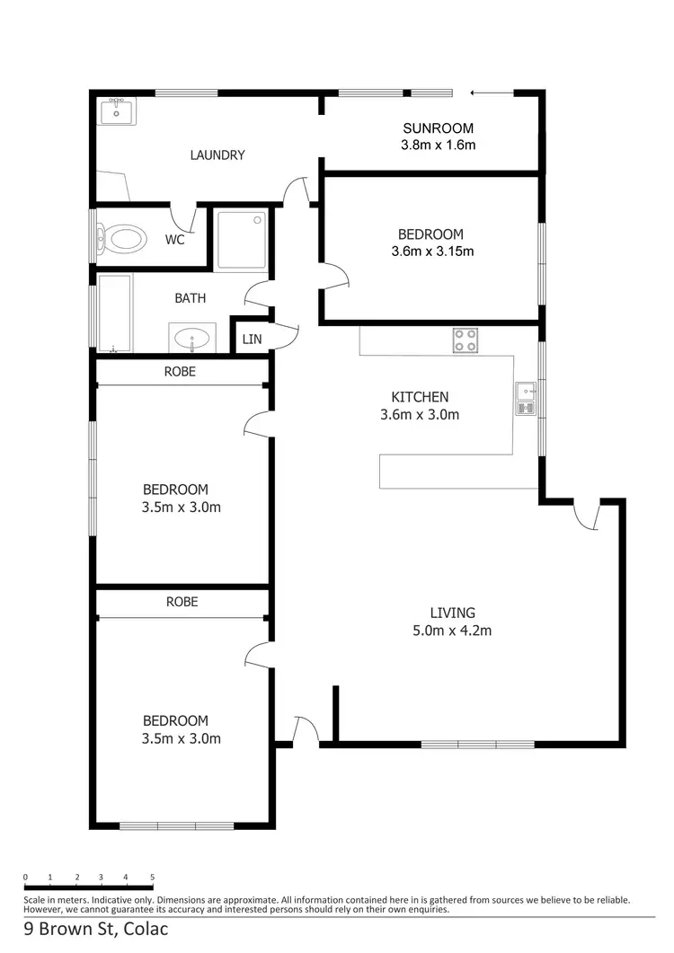Floorplan of Homely house listing, 9 Brown Street, Colac VIC 3250