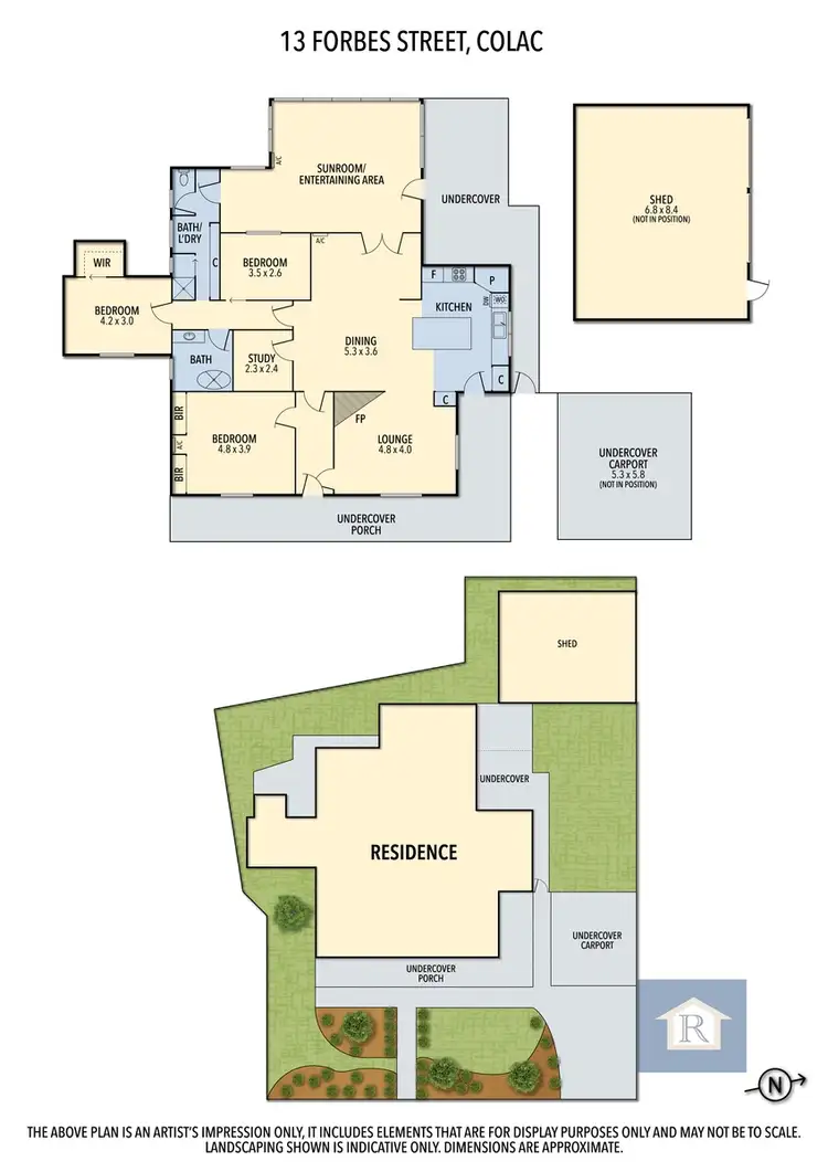 Floorplan of Homely house listing, 13 Forbes Street, Colac VIC 3250