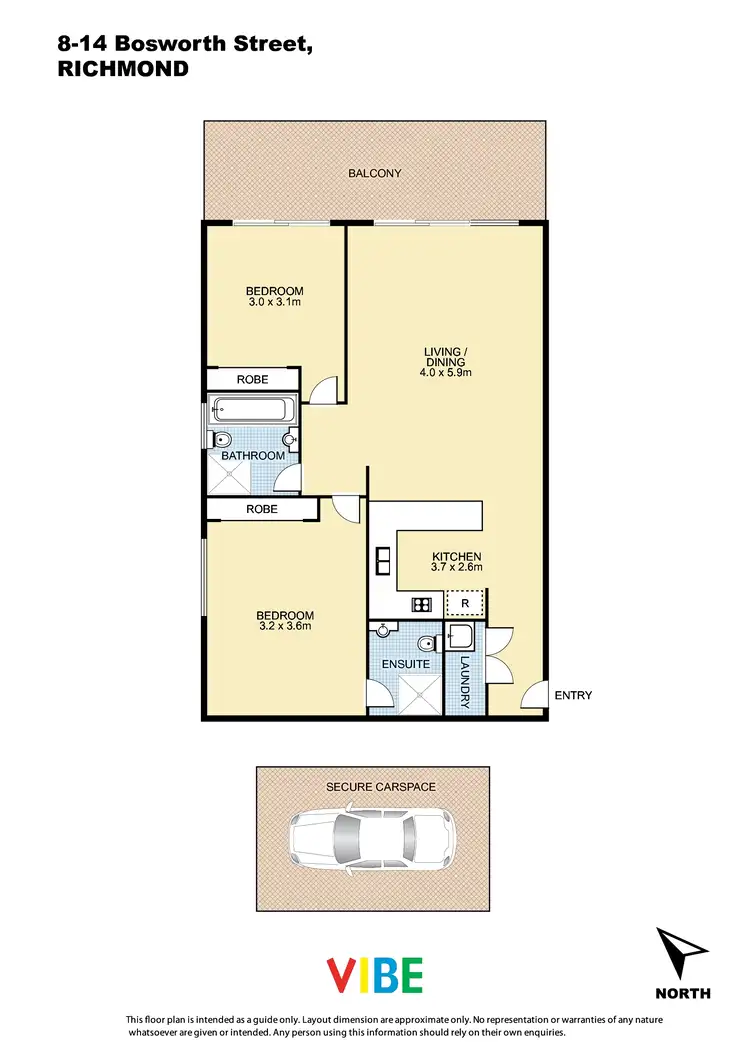 Floorplan of Homely unit listing, 34/8-14 Bosworth Street, Richmond NSW 2753