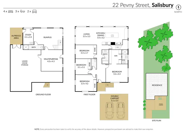 Floorplan of Homely house listing, 22 Pevny Street, Salisbury QLD 4107