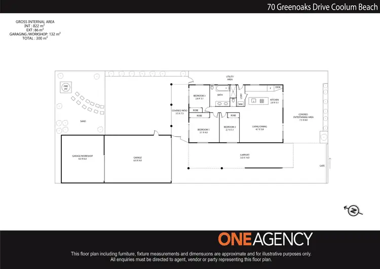 Floorplan of Homely house listing, 70 Greenoaks Drive, Coolum Beach QLD 4573