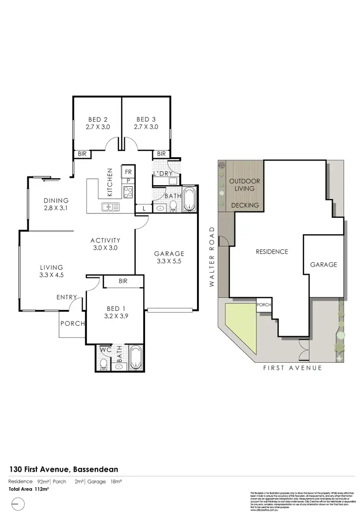 Floorplan of Homely house listing, 130 First Avenue, Bassendean WA 6054