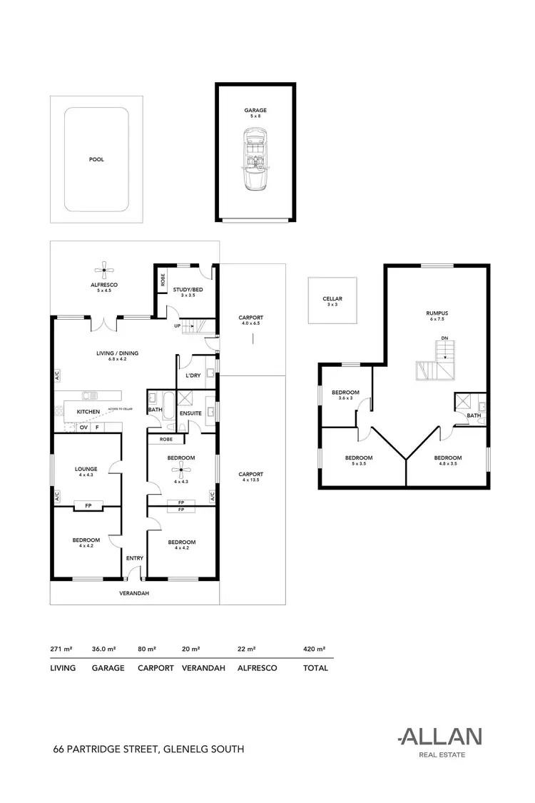 Floorplan of Homely house listing, 66 Partridge Street, Glenelg South SA 5045