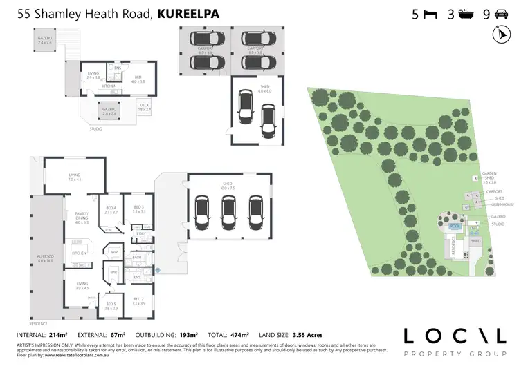 Floorplan of Homely house listing, 55 Shamley Heath Road, Kureelpa QLD 4560