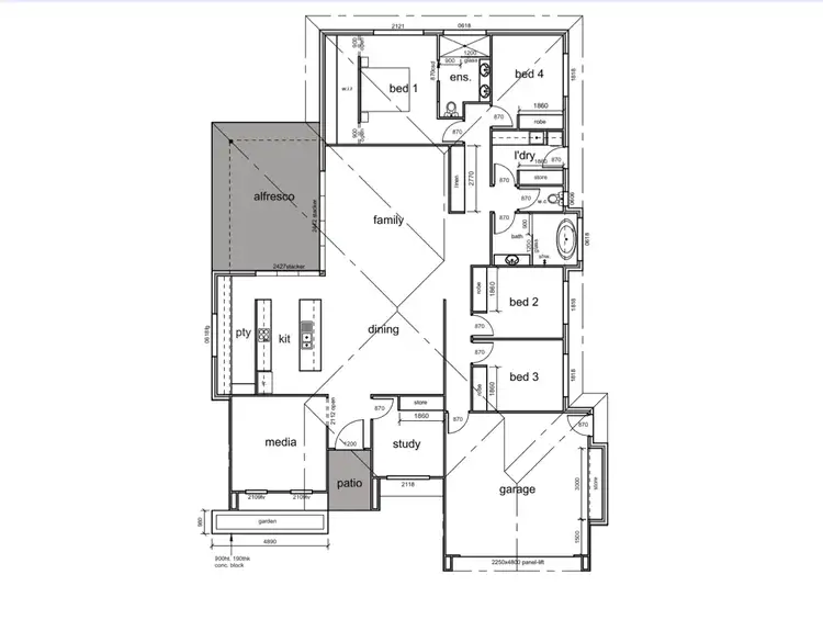 Floorplan of Homely house listing, Lot 216 North West Avenue, Innes Park QLD 4670