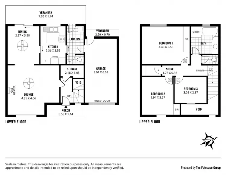 Floorplan of Homely townhouse listing, 14/36 Eighth Street, Gawler South SA 5118