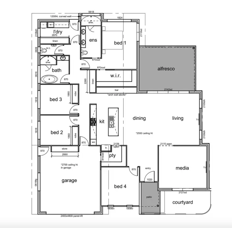 Floorplan of Homely house listing, Lot 215 North West Avenue, Innes Park QLD 4670